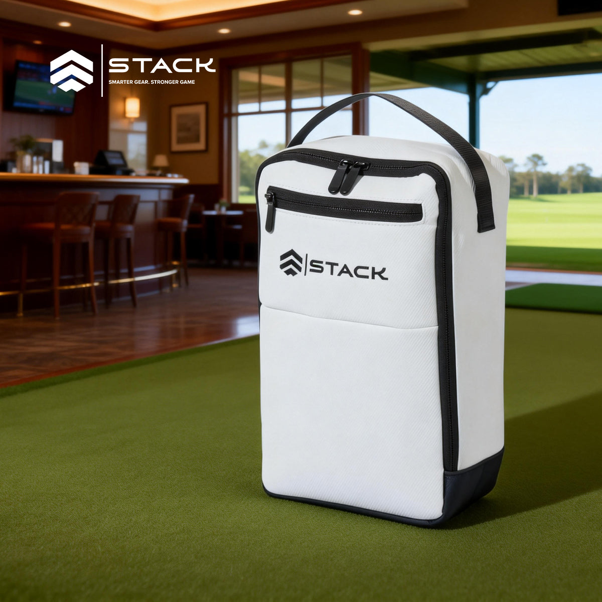 PE Golf Shoe Bag WHITE