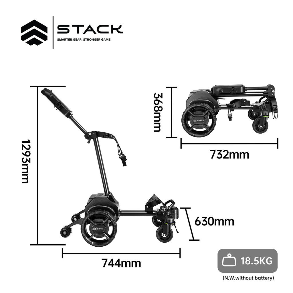 STACK Follow Me Electric Golf Buggy
