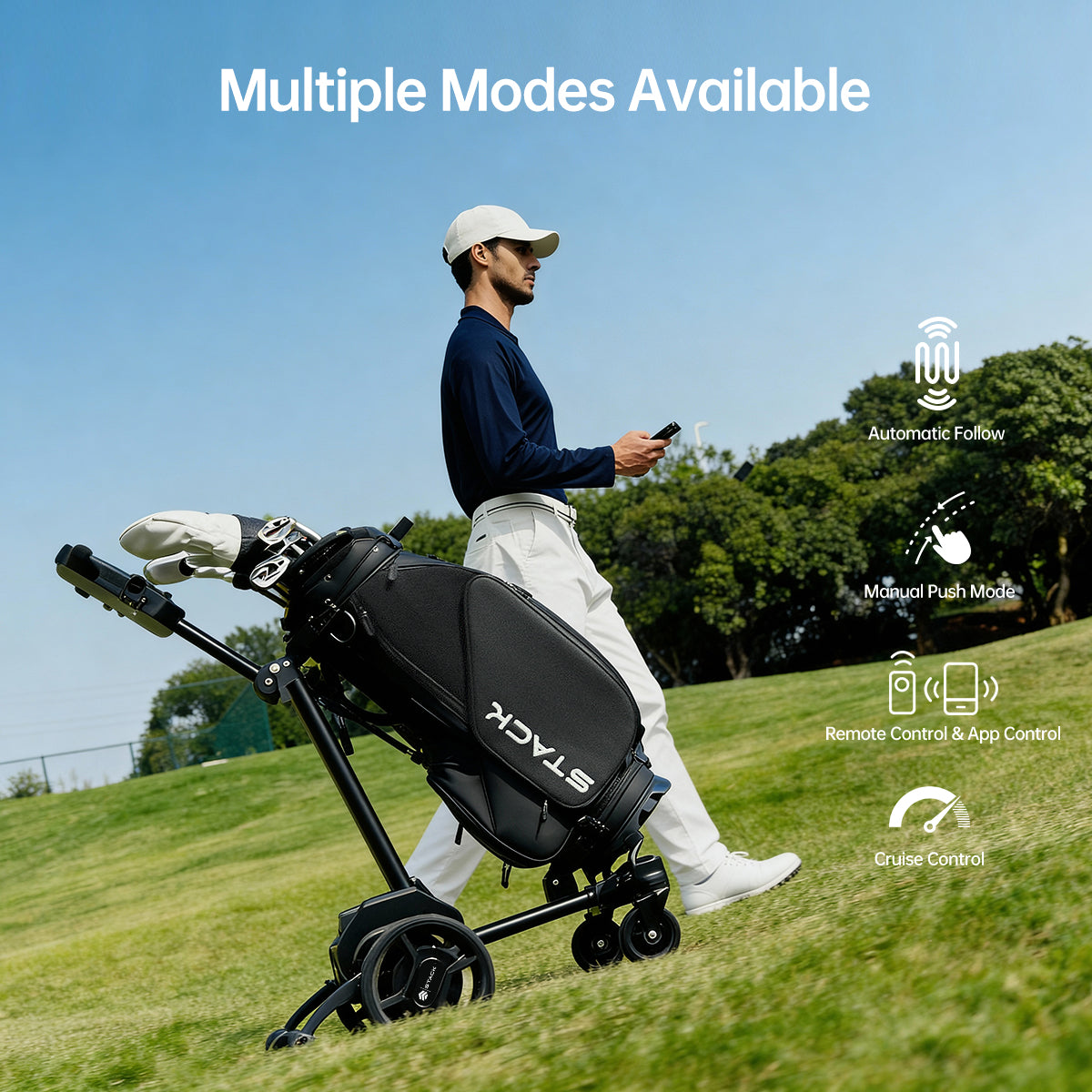 STACK Follow Me Electric Golf Trolley