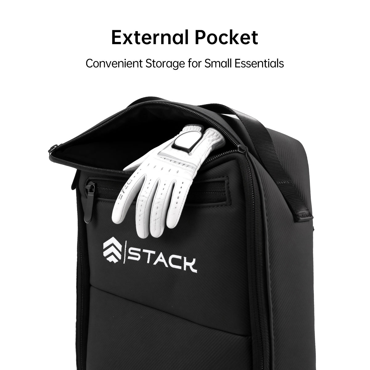 PE Golf Shoe Bag BLACK