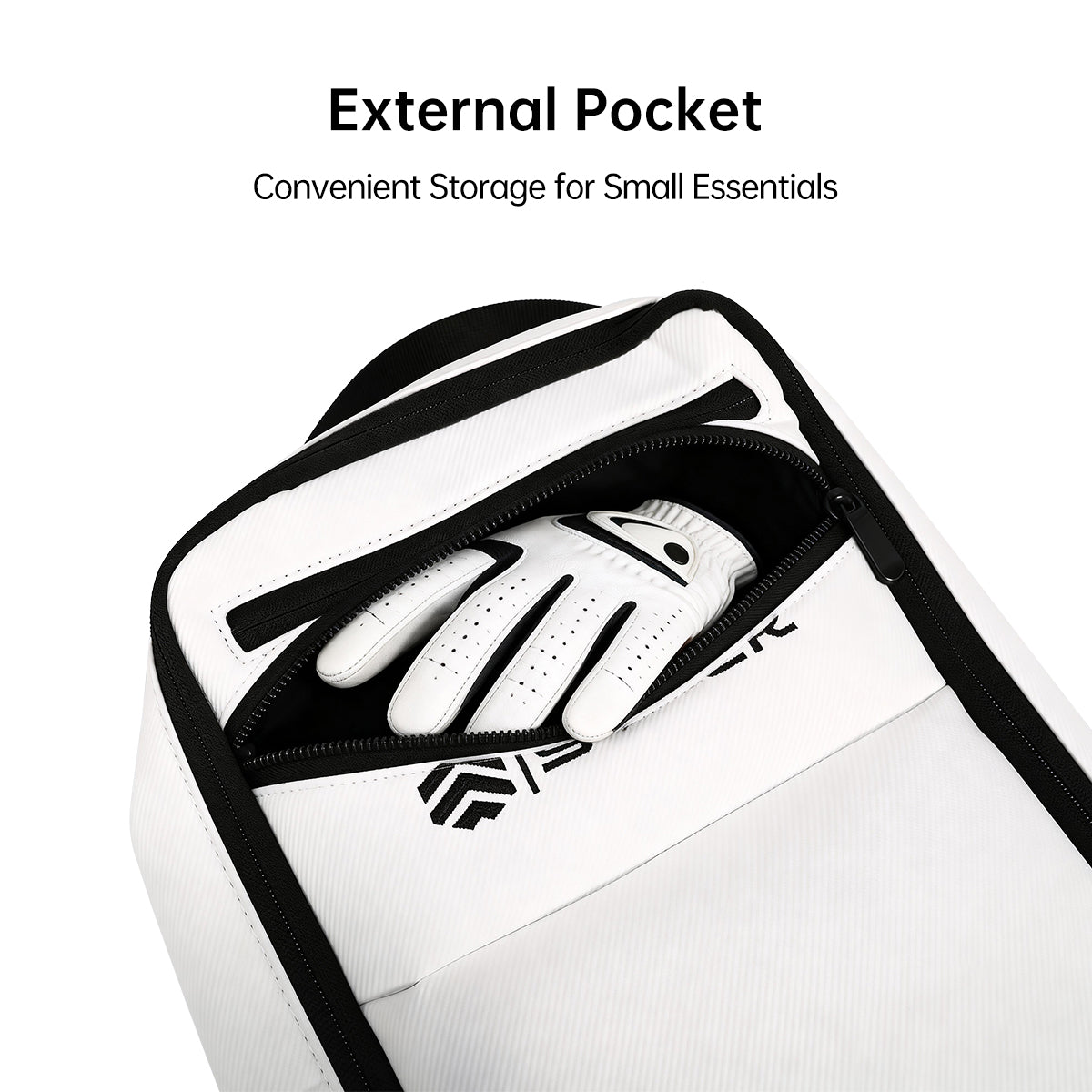 PE Golf Shoe Bag WHITE