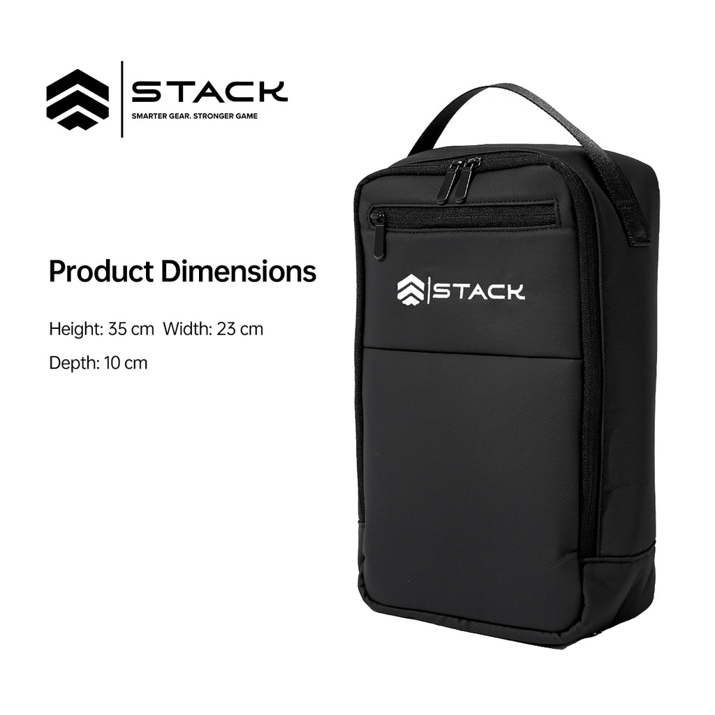 PE Golf Shoe Bag BLACK