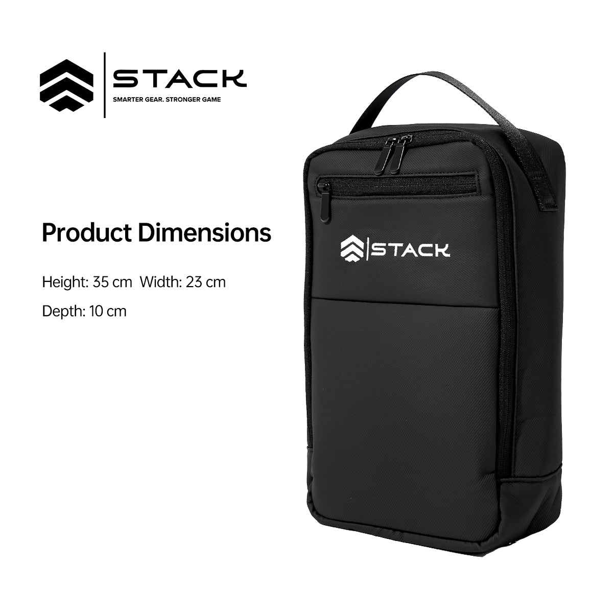 PE Golf Shoe Bag BLACK