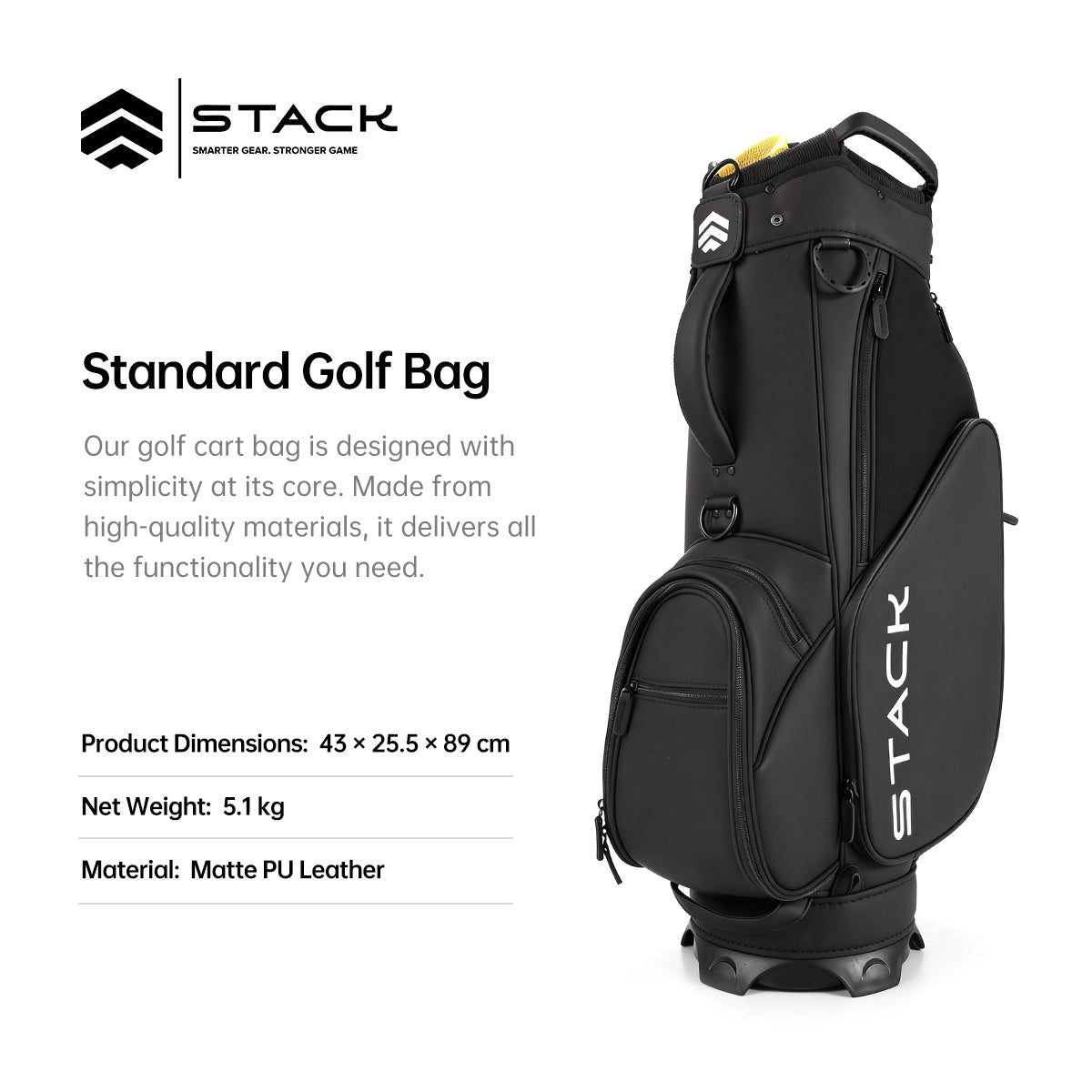 PE Golf Bag BLACK