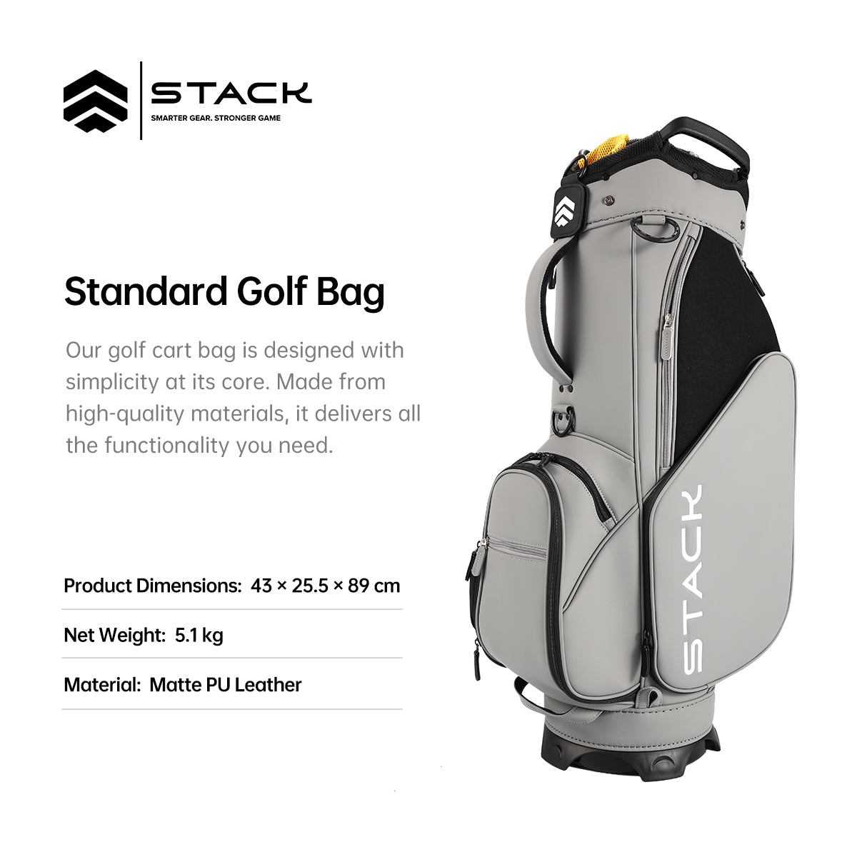 PE Golf Bag Grey