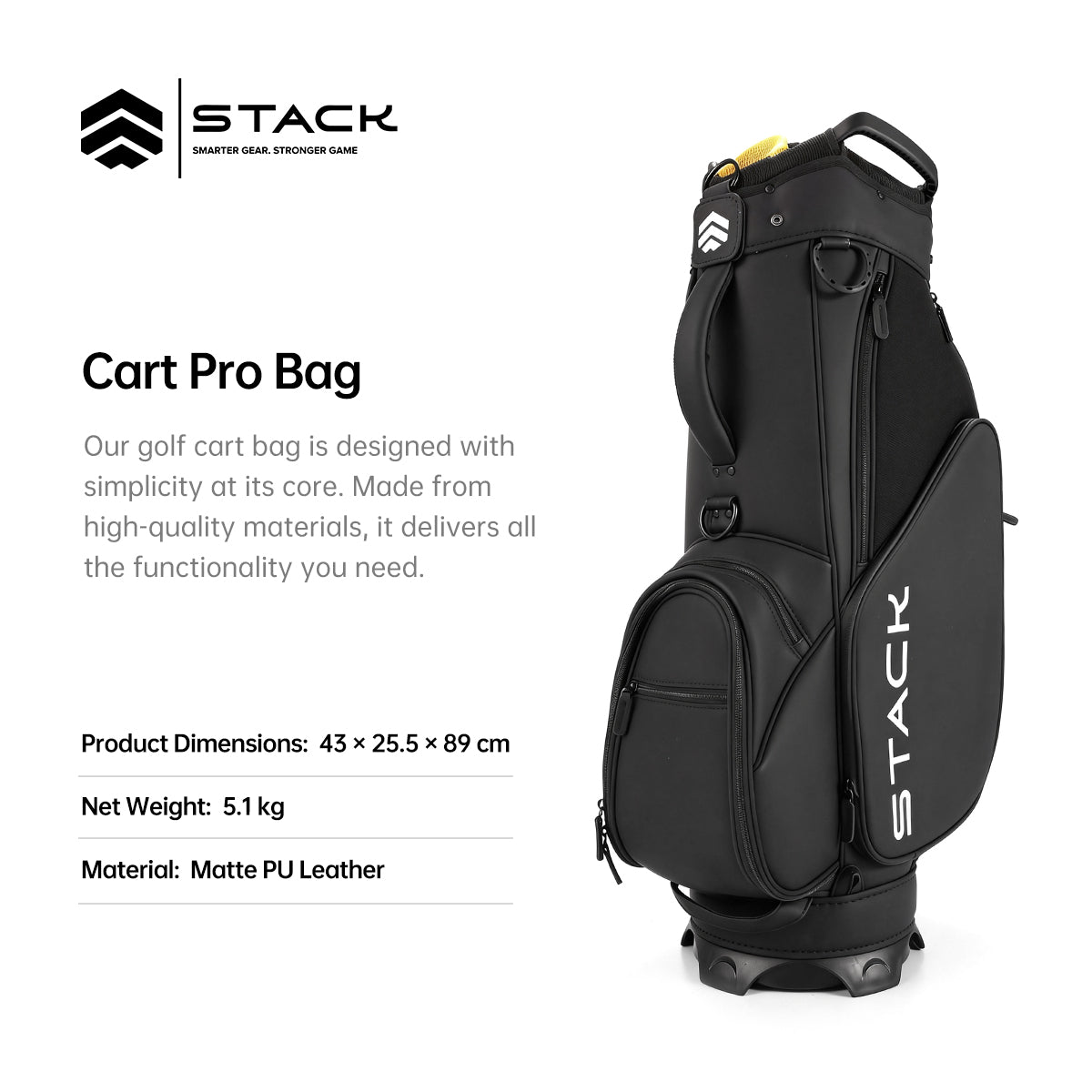 PE Golf Bag BLACK