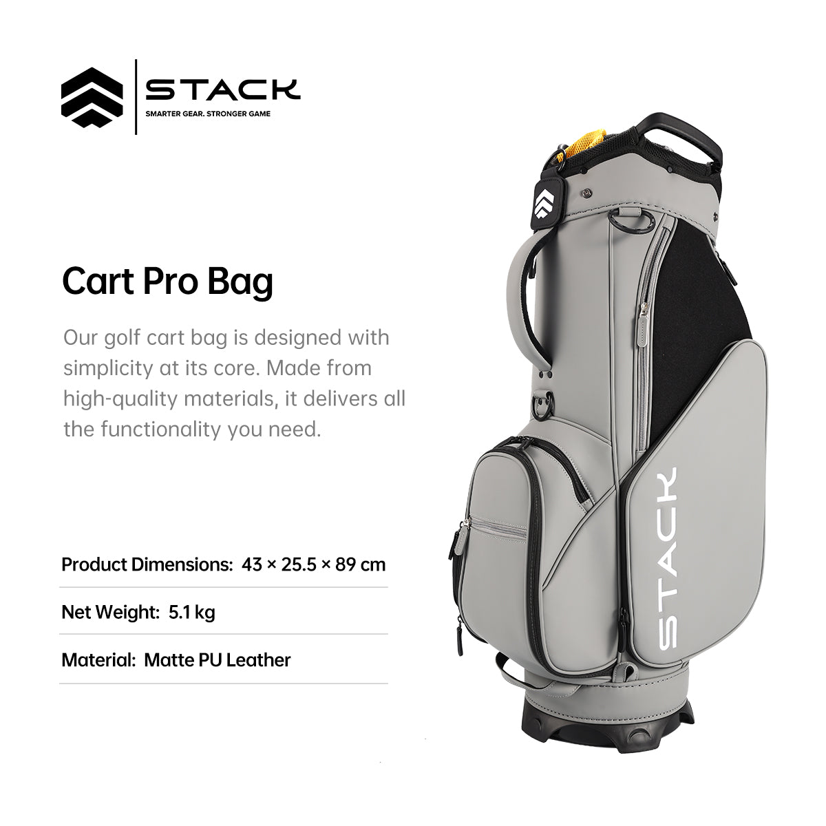 PE Golf Bag Grey